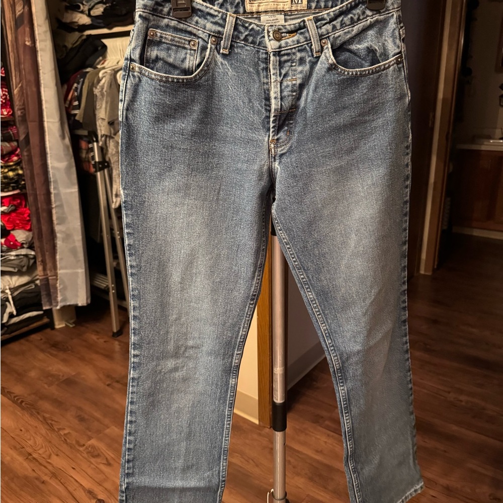 Maurices Light Blue Straight Leg Jeans